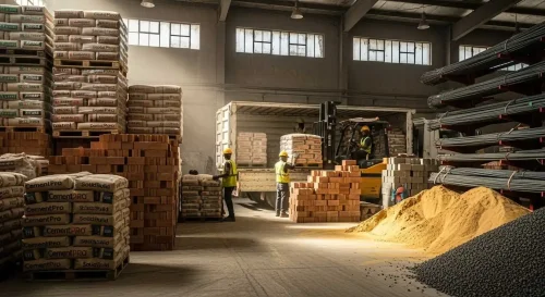 Supply of building materials